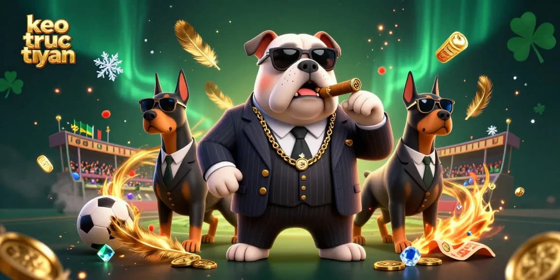 Experience keo truc tuyen excitement as a mafia boss bulldog and his Dobermans dominate the betting scene.