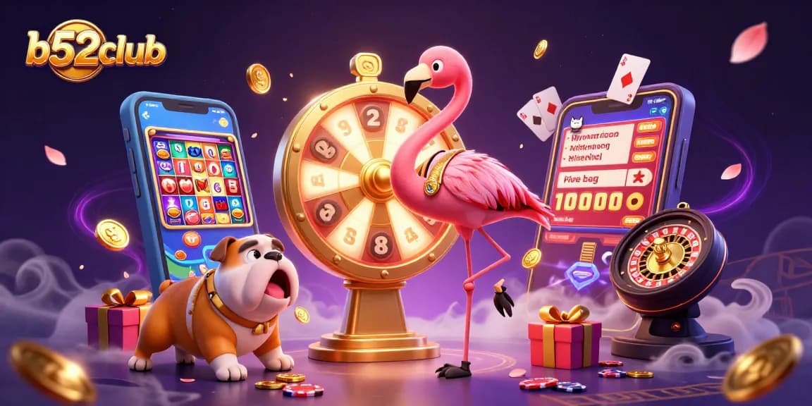 Win exciting jackpots at b52club with vibrant characters and dynamic gaming elements.