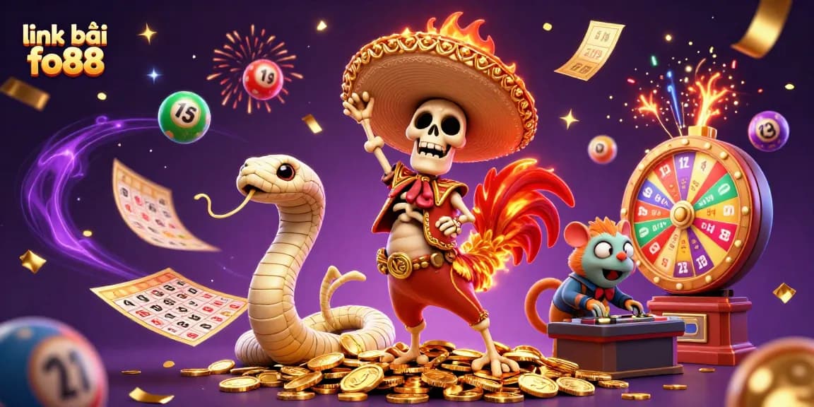 Experience thrilling moments with link vào fo88 in a vibrant 3D casino scene filled with excitement and fun.