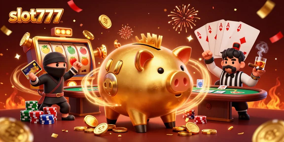 Engage in thrilling slot777 action with a cartoon-style sumo wrestler and dynamic gaming elements.