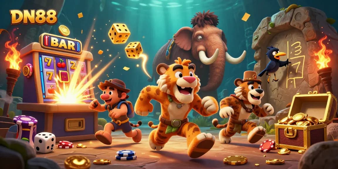 Experience the thrill at DN88 with exciting jackpot slots and dynamic casino elements.