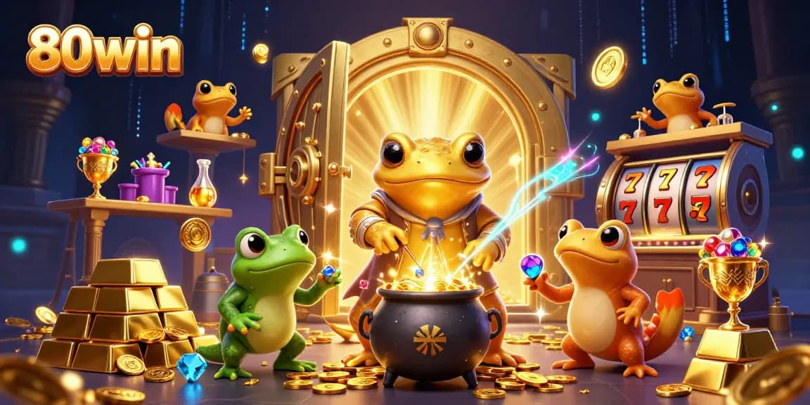 Experience the magic of 80win as the golden salamander alchemist conjures gold and jackpots.