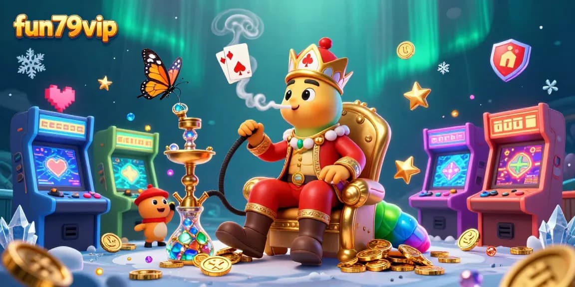 Experience thrilling gameplay at fun79vip with a vibrant gaming scene featuring elite characters and dynamic casino elements.