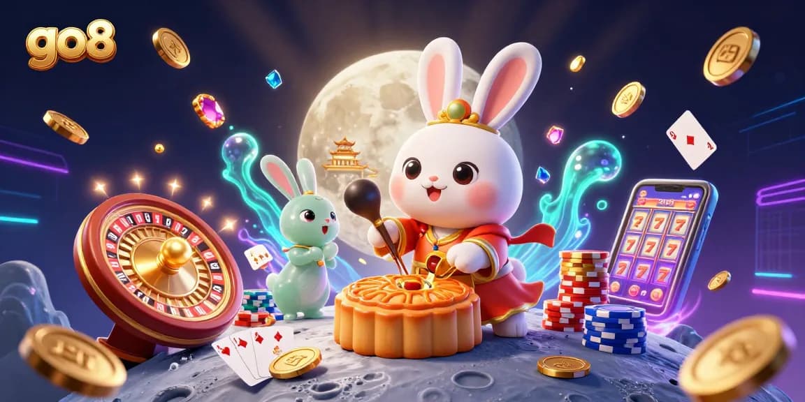 Go8 players enjoy winning strategies with cascades of coins and vibrant casino elements.