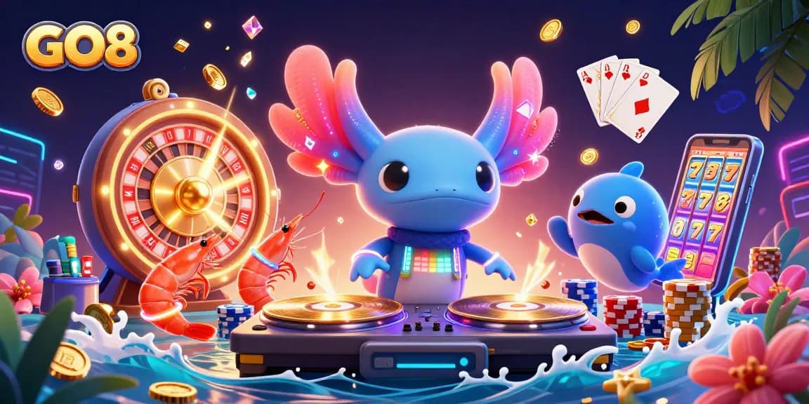 Unveil exciting chances to win big at GO8 with vibrant themes and games!