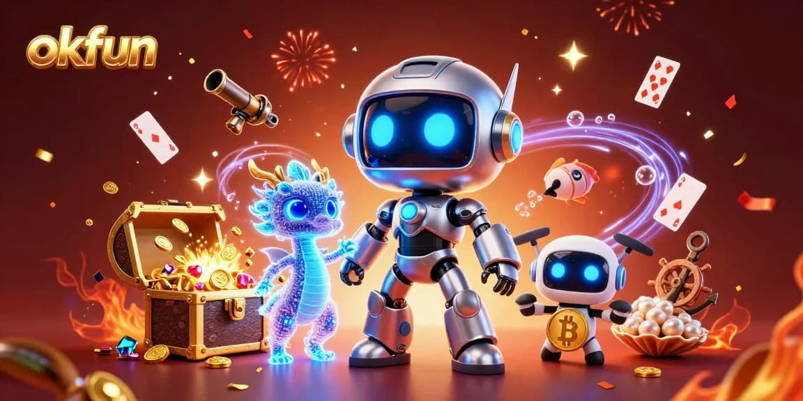 Experience thrilling gaming at okfun with vibrant 3D characters and underwater treasures!
