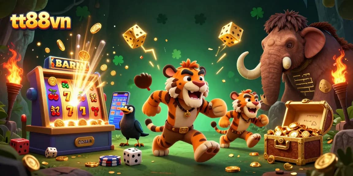 Experience thrilling wins with tt88vn in a vibrant 3D casino featuring exciting slot machines and dynamic game elements.