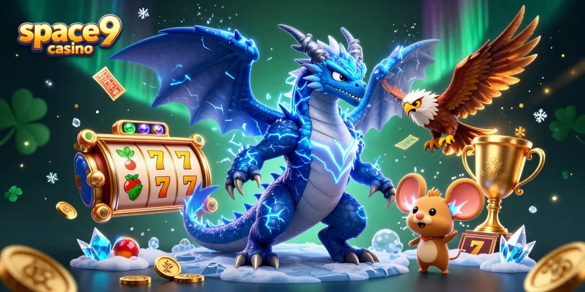 Engage with space9 casino's thrilling slot experience featuring exciting gaming characters.