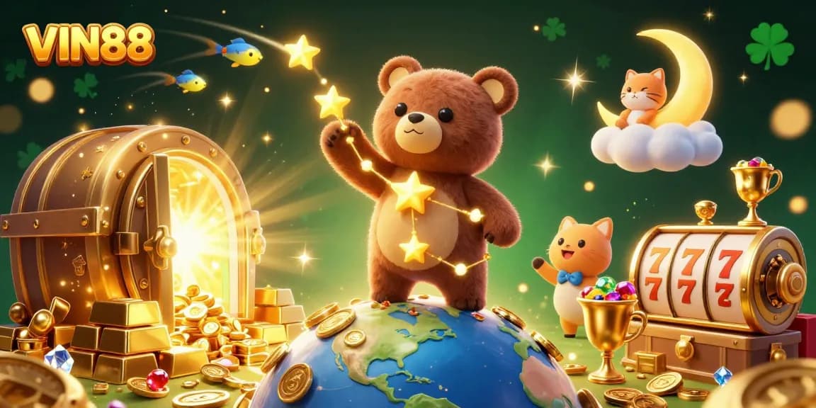 Experience the thrill of VIN88 casino with vibrant slot games and treasure-filled adventures.