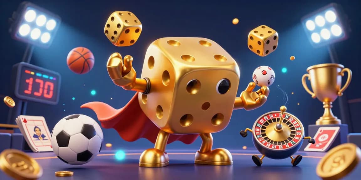x88 players experience the thrill of winning as golden dice are juggled in an exciting casino environment.