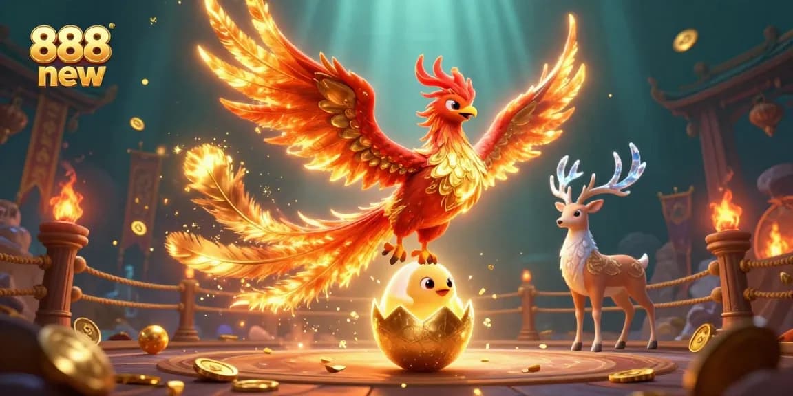 Experience thrilling gaming adventures with dynamic 888 new phoenix and stag elements!