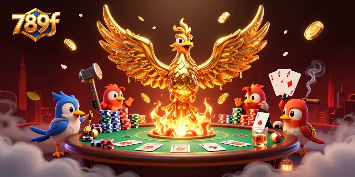 Experience thrilling gaming at 789f with a molten phoenix, poker dynamics, and rich casino elements.