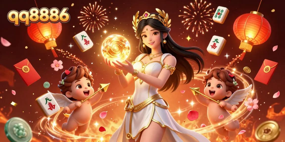 Experience the thrill of winner's luck with qq8886's vibrant casino scene and magical energy.