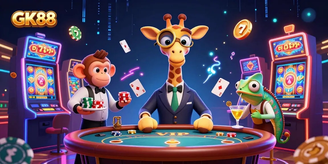 GK88 invites players to enjoy exciting slot games with colorful visuals and dynamic characters.