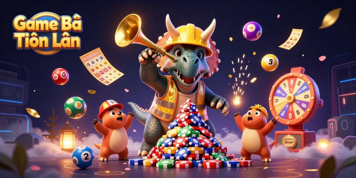 Engage in thrilling Game Bài Tiến Lên action with vibrant characters, casino fun, and dynamic gameplay.