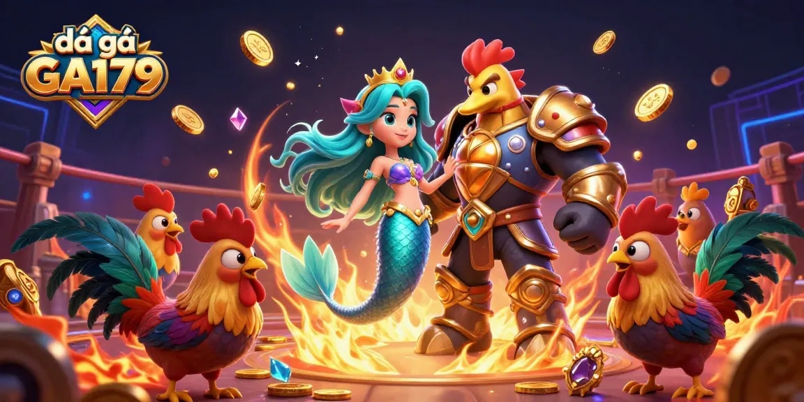 Experience thrill with đá gà GA179, featuring dynamic characters in an action-filled arena.