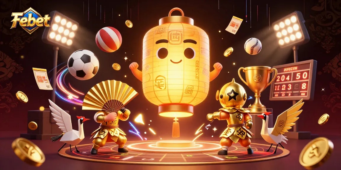 Engage in thrilling gameplay at Febet, where sports betting meets vibrant casino experiences in an enchanting setting.