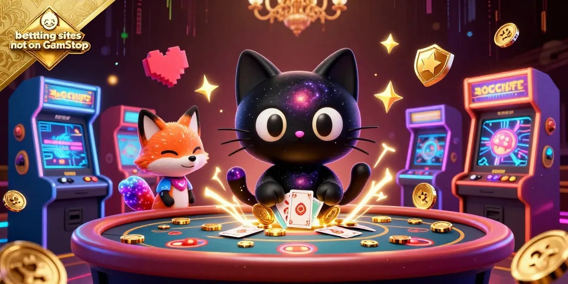 Engage and win at the best betting sites not on GamStop with colorful casino elements.
