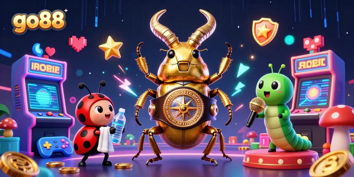 Experience thrilling gameplay at go88 with a vibrant scene featuring dynamic characters and casino elements.
