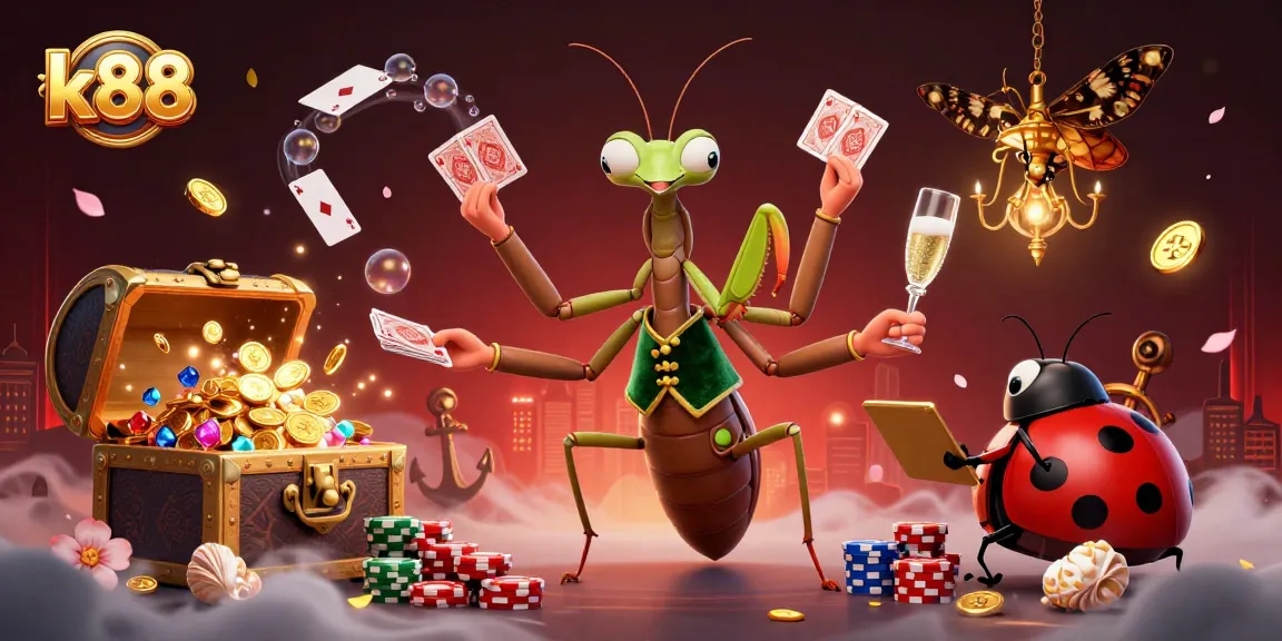 Engage in thrilling card games with K88 and experience a vibrant casino atmosphere full of excitement.