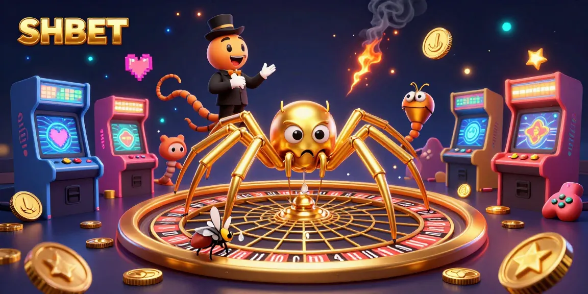 SHBET players spin and win in a vibrant 3D casino game scene, showcasing thrilling bets and colorful elements.