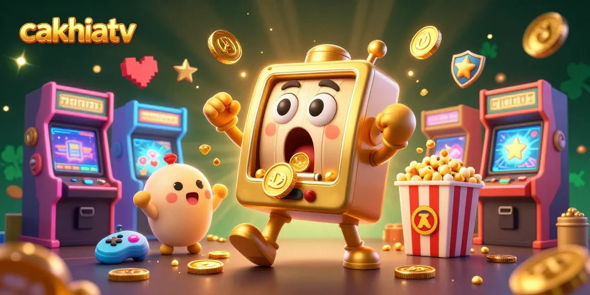 Experience the excitement of cakhiatv with vibrant slot machines and arcade games bringing the fun!