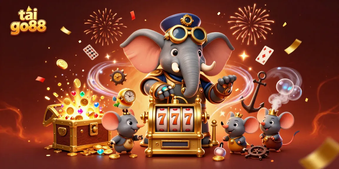 Win big with tải go88 in this vibrant casino art featuring steampunk characters!
