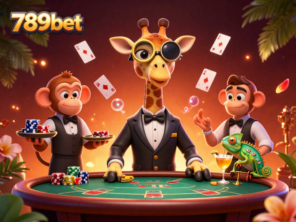 Experience thrilling casino action at 789bet with our vibrant illustration featuring high-roller gaming
