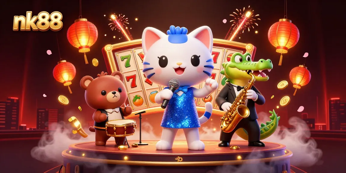 Experience thrilling moments at nk88 with vibrant slot games featuring lively characters and sparkling elements.
