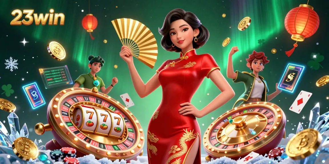 Experience high-stakes gaming with 23win's vibrant casino atmosphere and engaging game visuals.