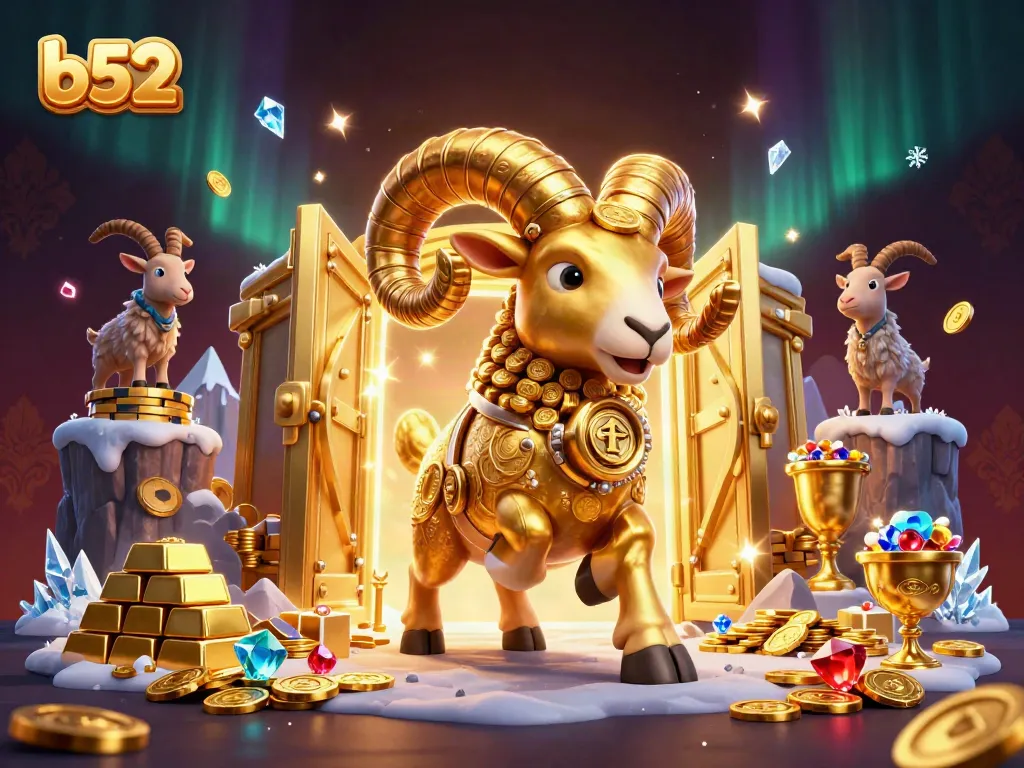 Experience the excitement of b52 casino games with golden treasures and animated characters.