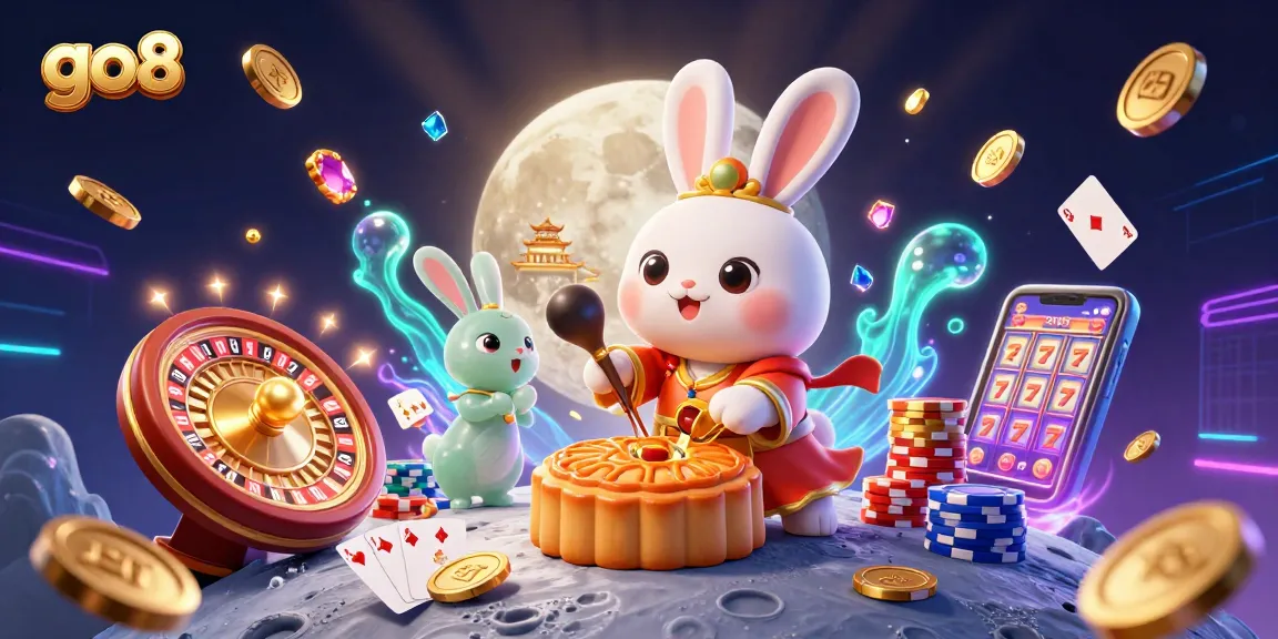 Go8 players enjoy winning strategies with cascades of coins and vibrant casino elements.