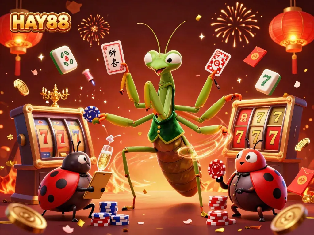 Experience the thrilling games at HAY88 with colorful elements showcasing casino excitement