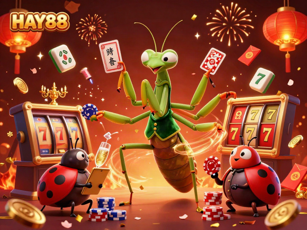 Experience the thrilling games at HAY88 with colorful elements showcasing casino excitement