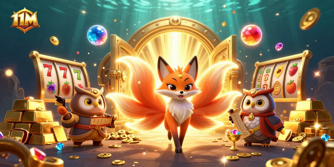 Immerse in the 11M casino realm with vibrant slots and magical characters.