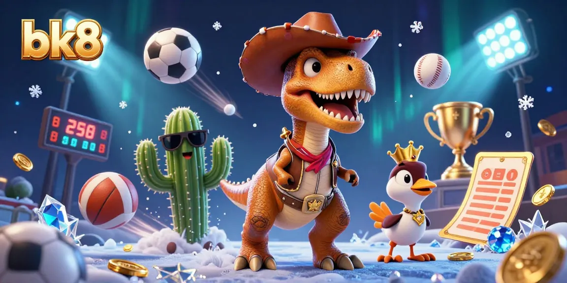 Place bets confidently with bk8's vibrant cartoon characters and exciting sports elements