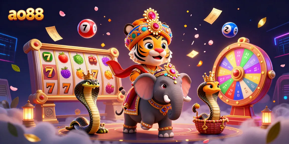 Experience the excitement of ao88 with vibrant slot reels, lucky symbols, and dynamic gaming action.