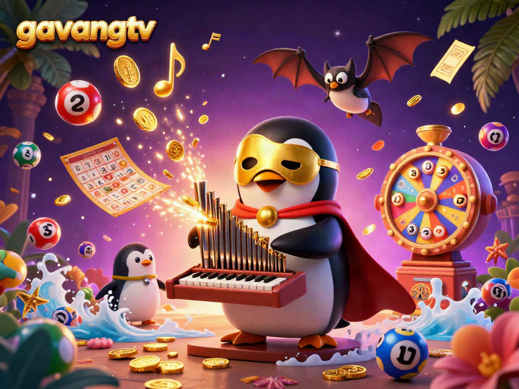 Engage with thrilling lottery gameplay at gavangtv featuring vibrant elements and a lively atmosphere.