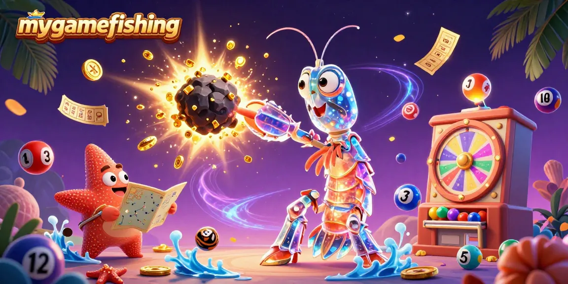 mygamefishing showcases thrilling fishing adventures filled with colorful lottery and gaming elements.