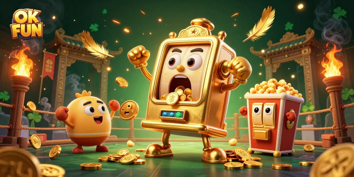 Spin the reels at OK FUN with exciting jackpots and cheerful slot machines celebrating wins!