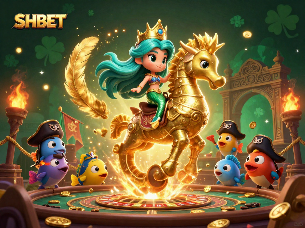 Engage with SHBET as you experience thrilling casino adventures with mermaids and treasures.