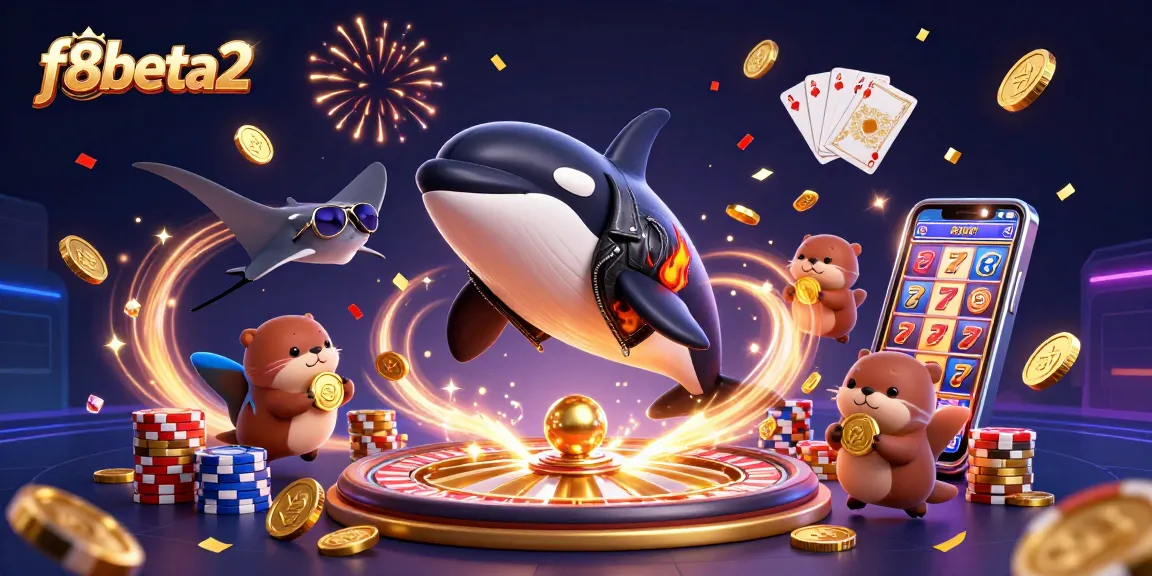 Experience exciting gaming with f8beta2 featuring playful sea creatures and dazzling casino elements.