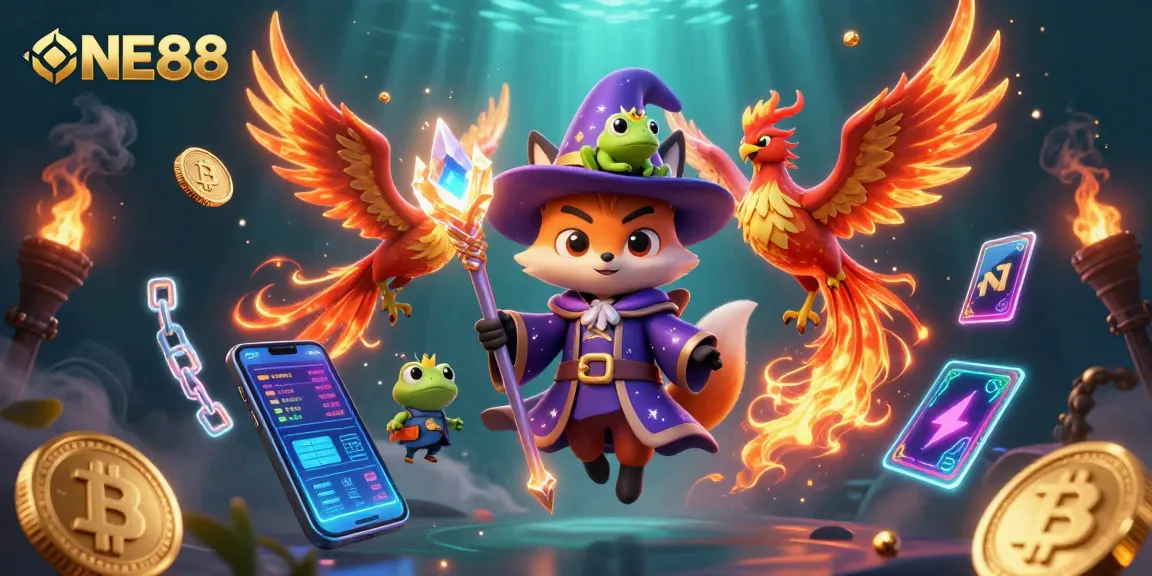 Engage with ONE88 as the magical characters guide your winning strategies in an exciting casino universe.