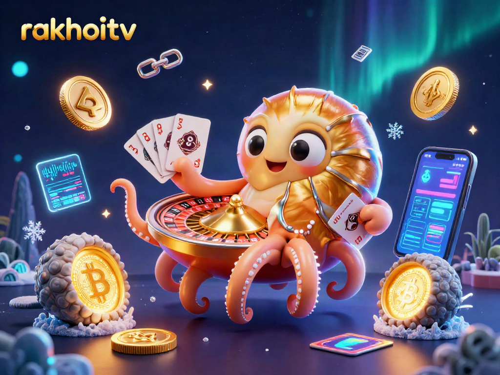 Experience the thrill of rakhoitv with an ancient nautilus roulette wheel and crypto elements.