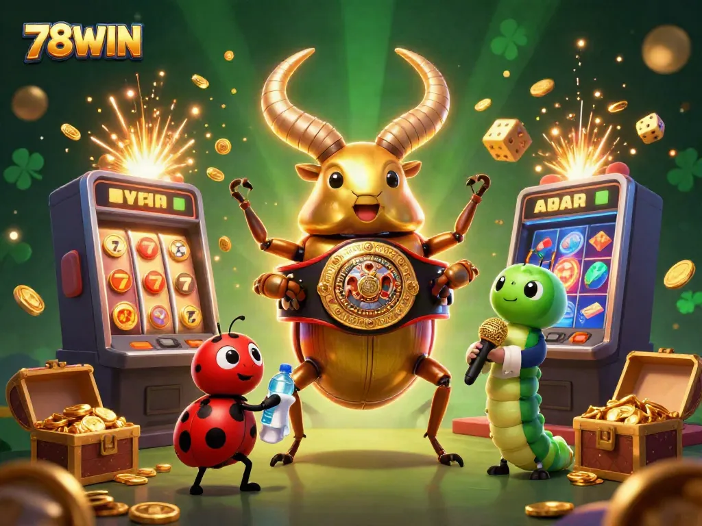 Engage in thrilling gaming action with 78WIN's dazzling 3D jackpot and vibrant characters!