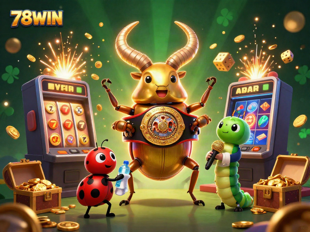 Engage in thrilling gaming action with 78WIN's dazzling 3D jackpot and vibrant characters!