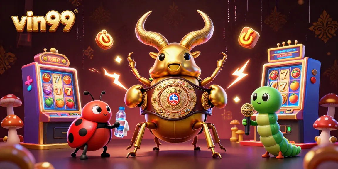 Experience the thrilling world of vin99 with engaging characters and vibrant casino elements.