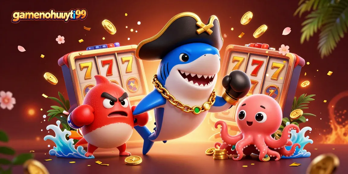 Experience exciting wins at gamenohuuytin99 with a playful casino adventure featuring sharks and treasures!