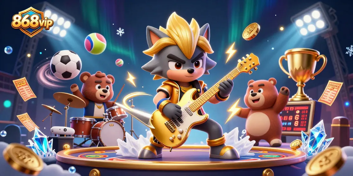 Experience thrilling action at 868vip with elite cartoon characters engaging in dynamic casino fun.