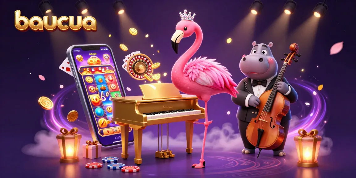Play exciting baucua and win as you watch vibrant casino characters entertain in 3D.